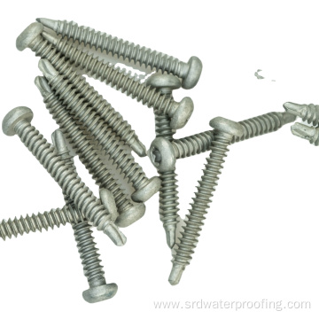 Fastener screws are used in construction